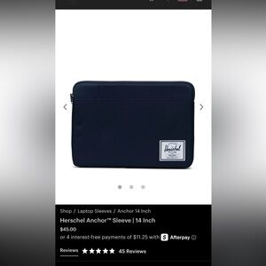 Herschel Anchor Laptop Sleeve 14 inch